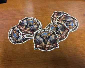 Leeroy Jenkins - World Of Warcraft Sticker
