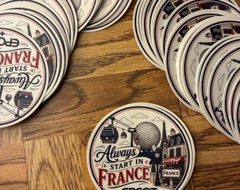 Siempre empieza en Francia - Pegatina de EPCOT