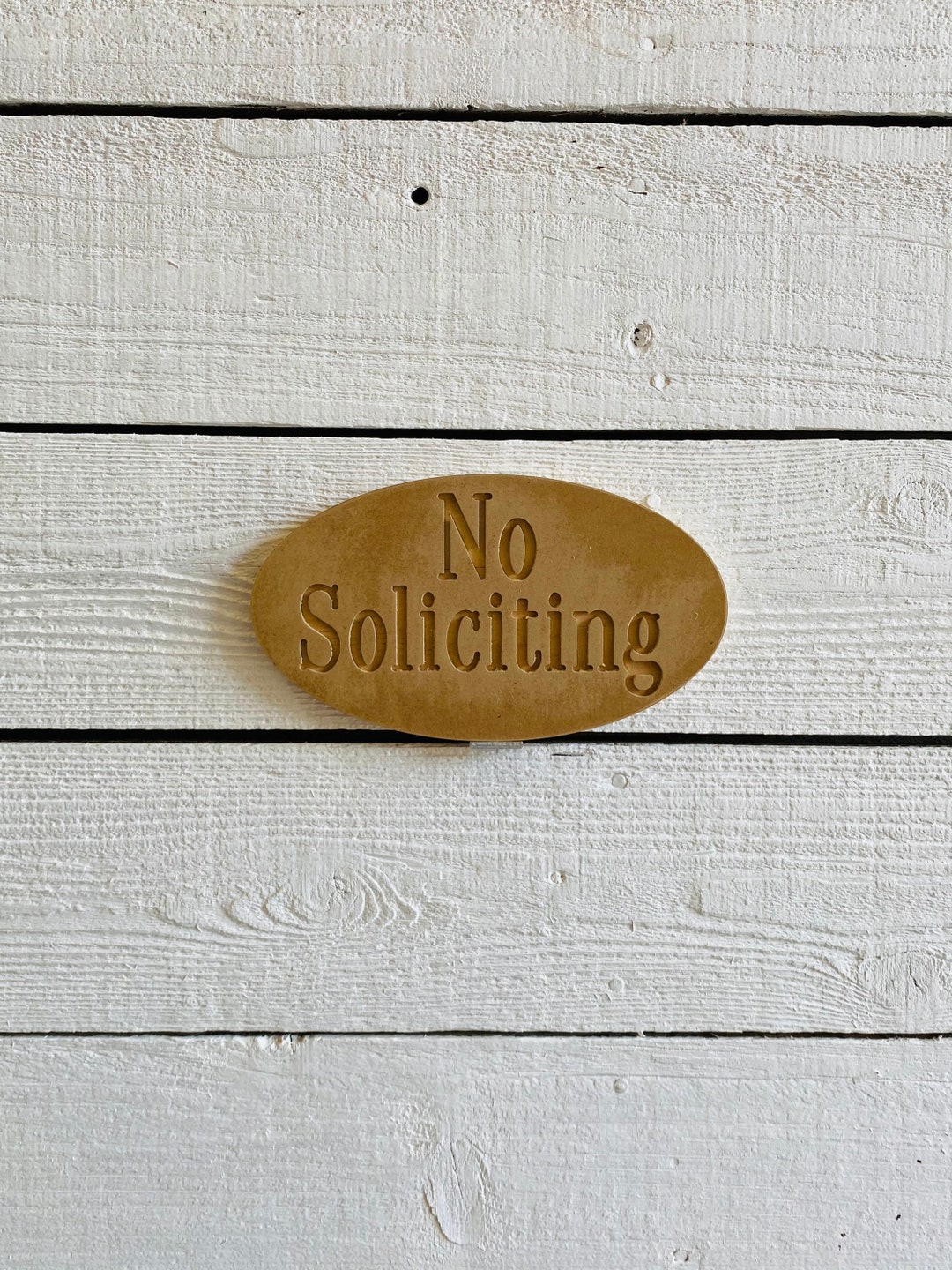 UNPAINTED No Soliciting Wood Yard Art Sign Etsy