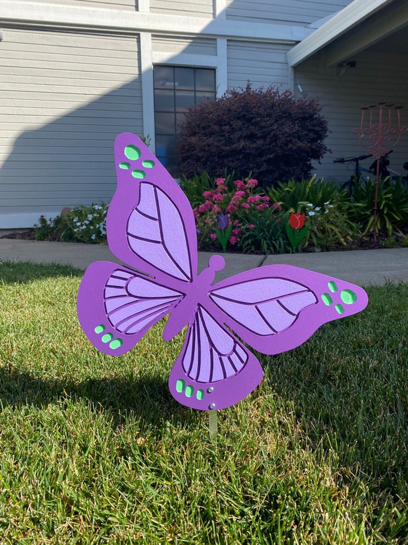 UNPAINTED Monarch Butterfly Wood Yard Art Sign Fun Paint Etsy