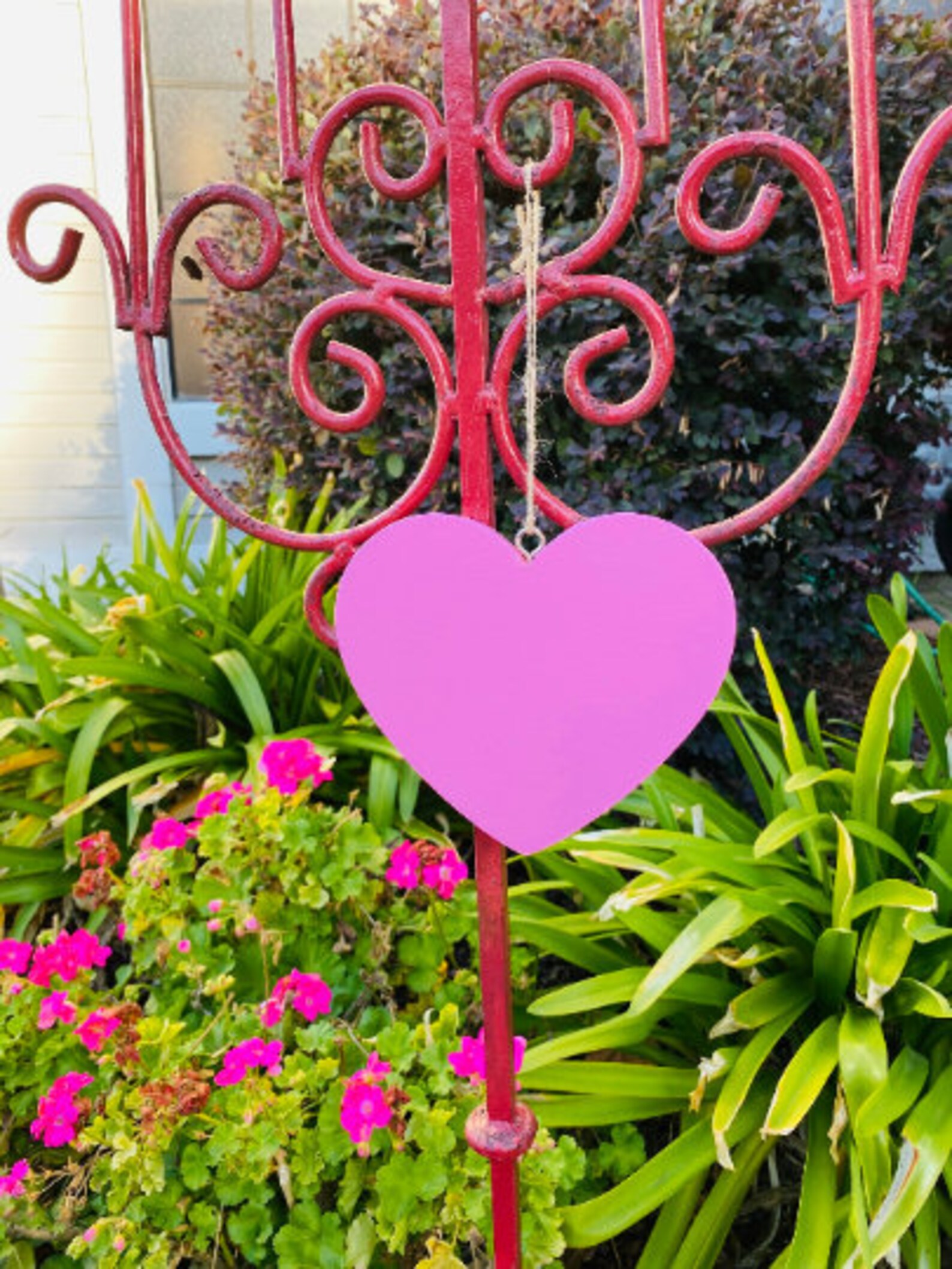UNPAINTED Heart 6.5 Inch Wood Yard Art Sign Etsy