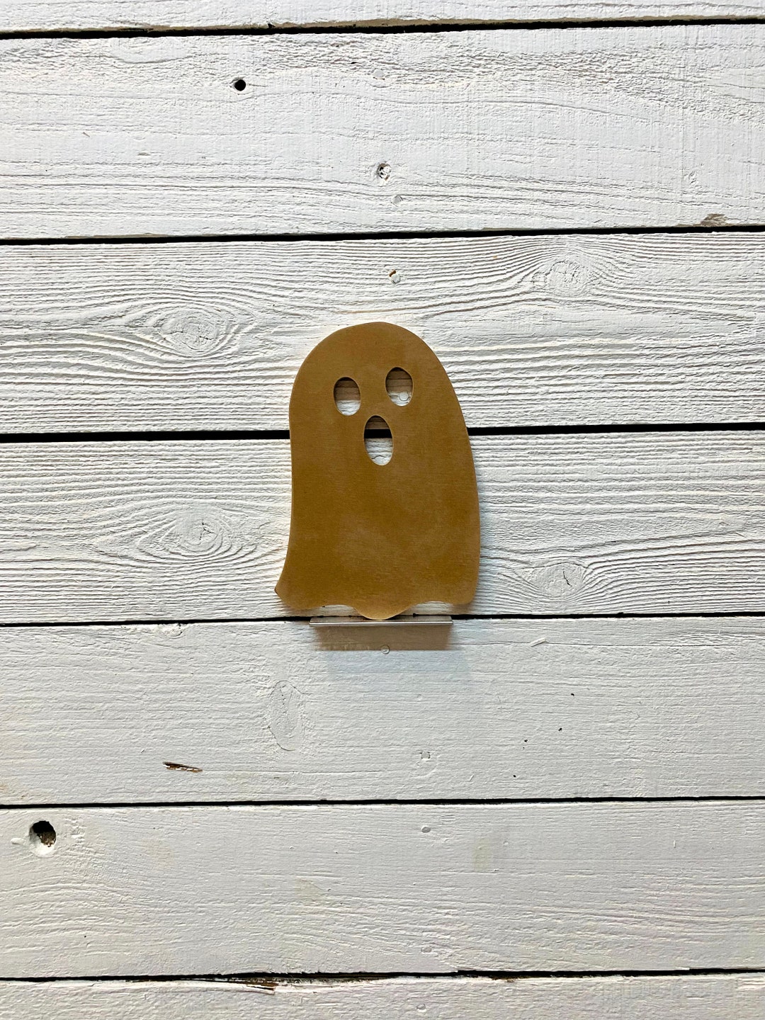 Paint Yourself Small Ghost with Hollow Eyes Wood Yard Art Sign Etsy.de