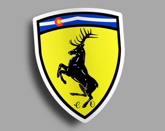 The Colorado Ferrari - WASSERFESTE Stanzsticker
