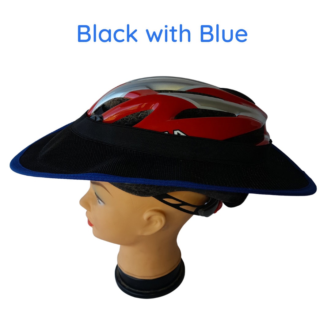 Bicycle Helmet Brim Shade Tight Knit Mest Sun Visor V Shape Helmet With