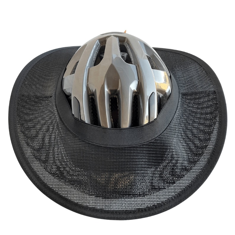 Bicycle Helmet Brim Tite Knitt Shade Mesh Sun Visor Round Shape With