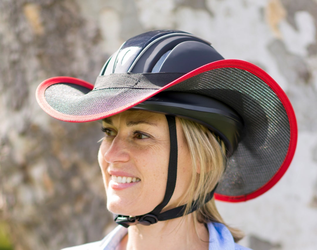 Horse Riding Helmet Brim | Equestrian Sun Protection | Helmet Sun Shade ...
