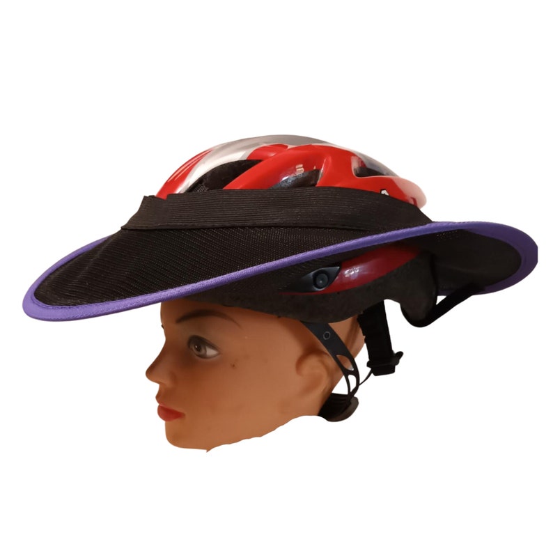 Bicycle Helmet Brim Shade Tight Knit Mest Sun Visor V Shape Etsy