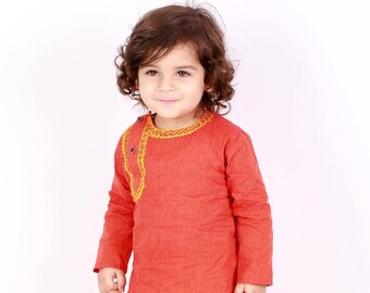 Newborn Kurta Dhoti / embroidered kurta for boys / cotton kurta for infants / indian ethnic wear for toddler / baby ethnic wear