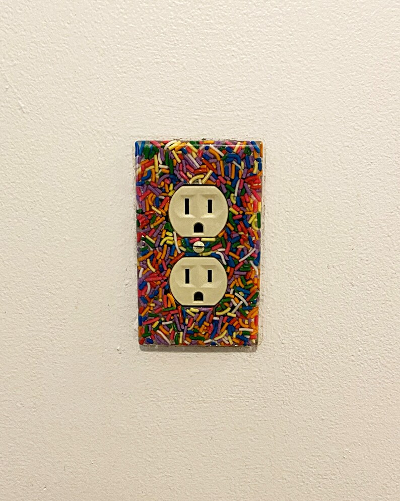 Real Ice Cream Sprinkles Light Switch & Outlet Covers: Fun Candy ...