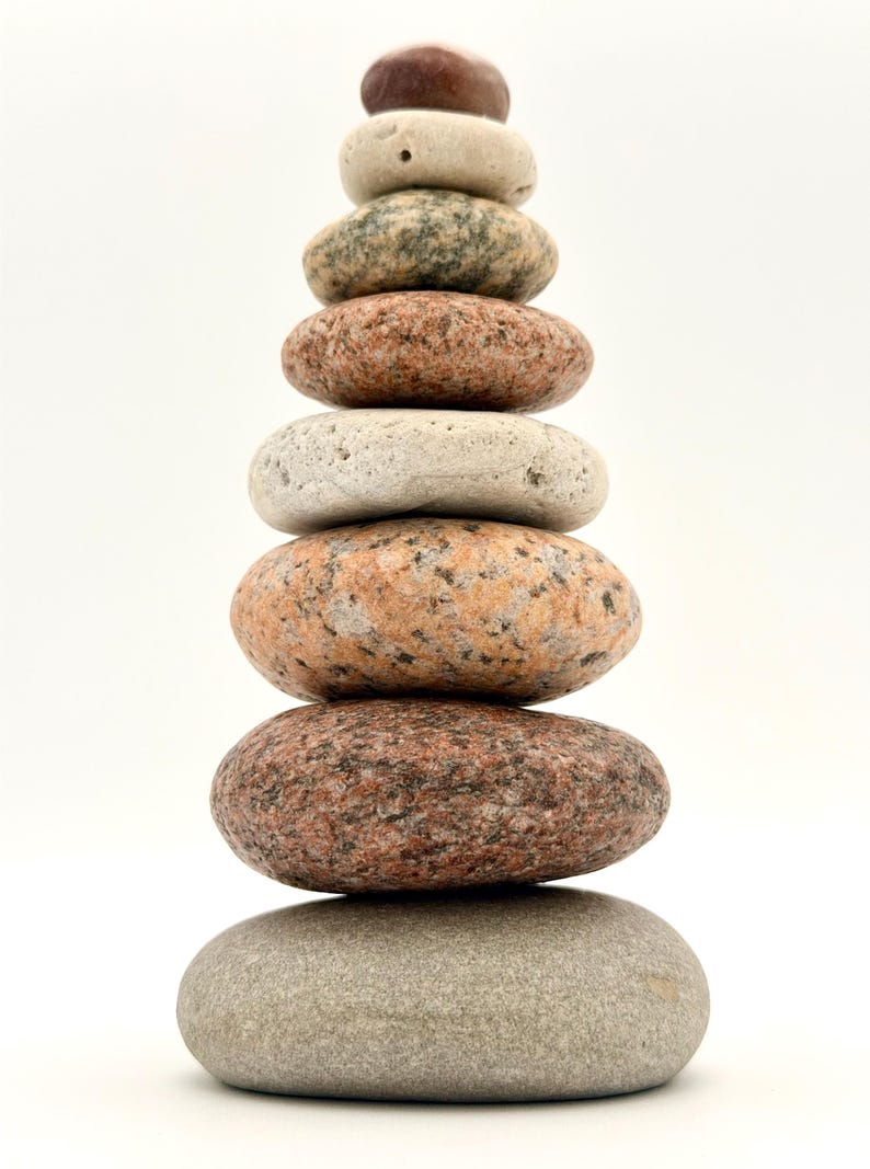 Stone Stack Sculpture: Permanent Zen Display - Etsy