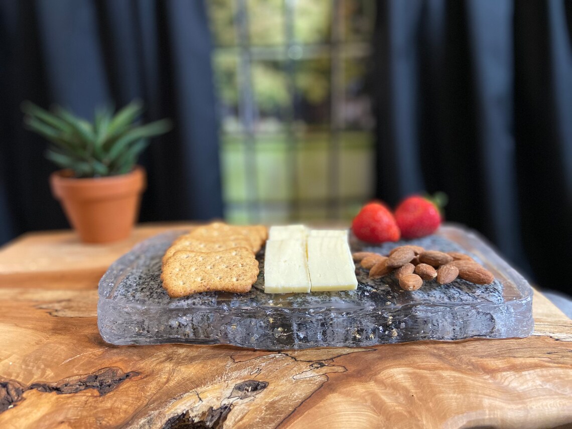 Charcuterie Board Granite Cheese Board Serving Tray Etsy