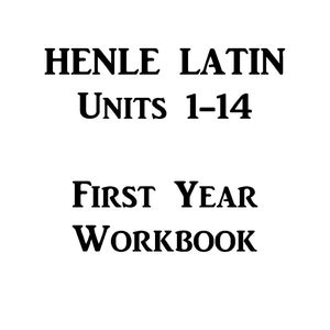 Henle Year 1 Units 1-14 Latin Exercise Workbook