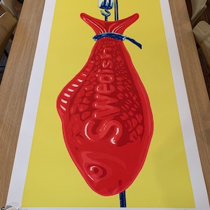 Fish Story (1 of 150) - 48"h x 24"w