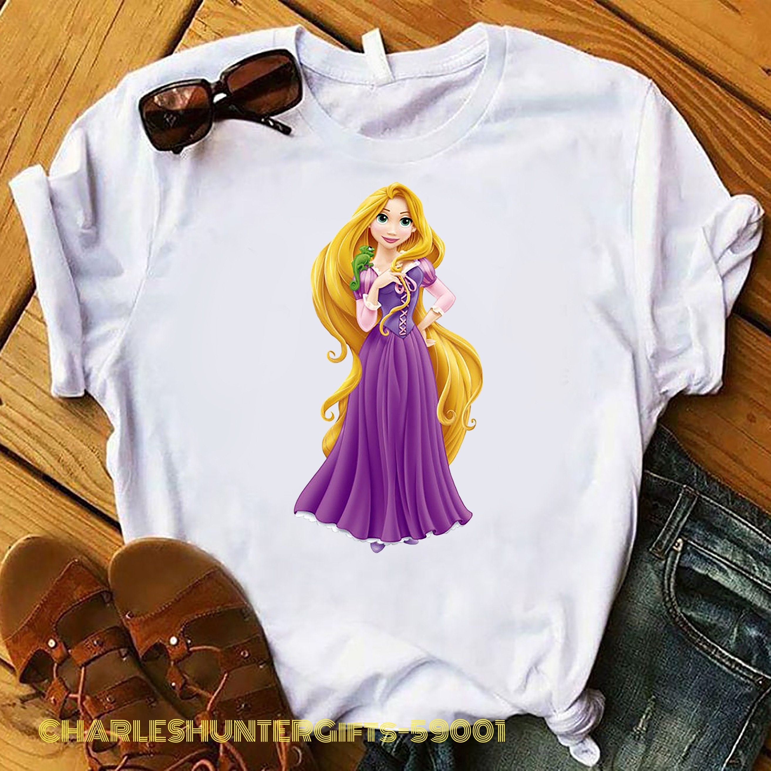 Disney Princess Rapunzel T Shirt Rapunzel Shirts Cartoon Etsy