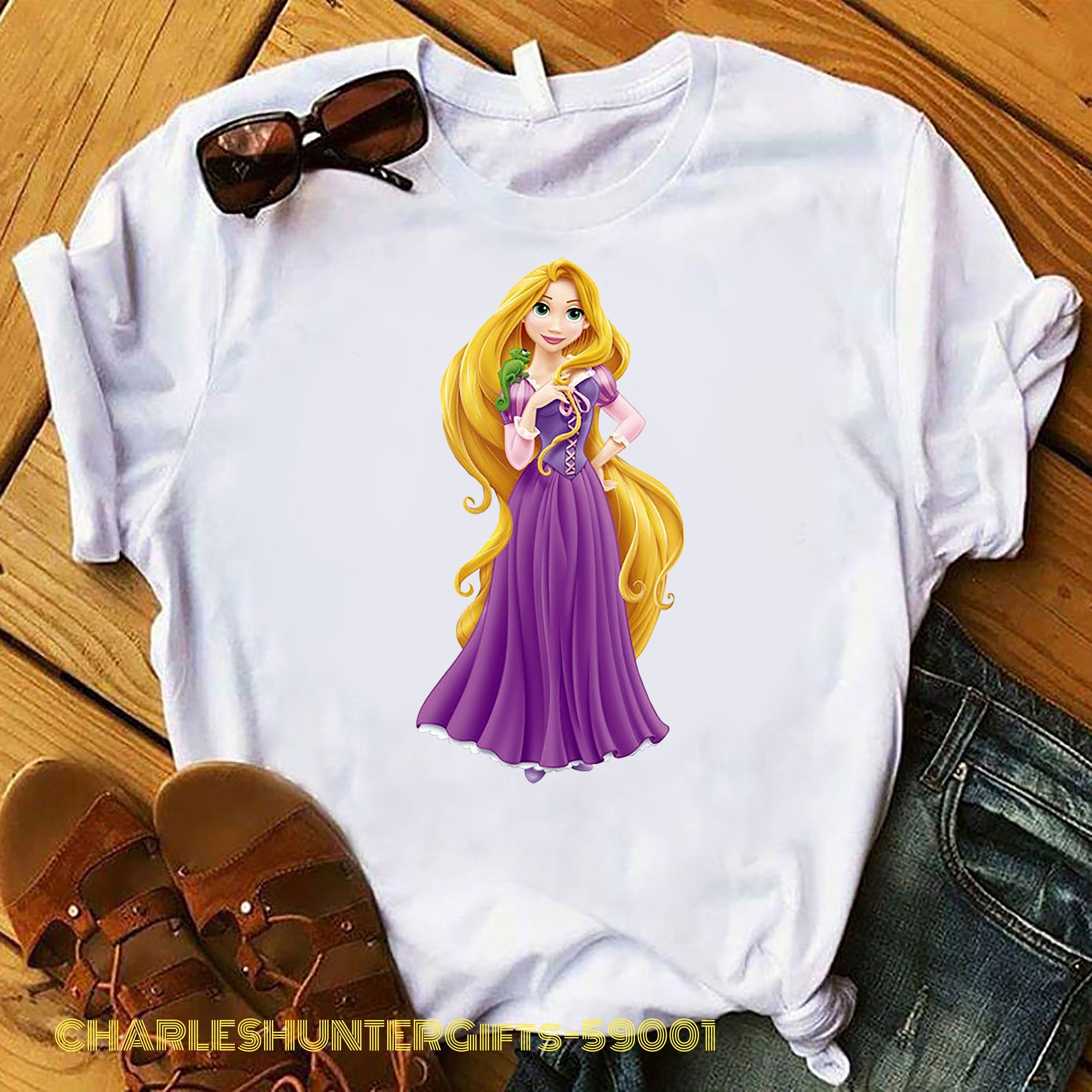 Disney Princess Rapunzel TShirt Rapunzel Shirts Cartoon Etsy