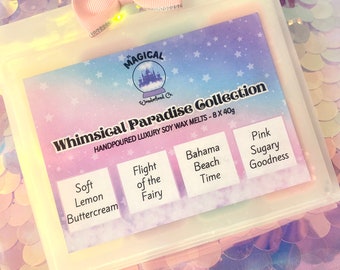 Whimsical Scented WAX MELTS | Handmade Soy | Pretty Home Gift for Her | Fairytale Fragrances Strong | Fast UK Delivery