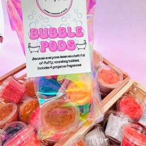 Fun BUBBLE BATH Scented Pods for kids, her, him | Cute Birthday Gift Idea | Vegan Handmade in UK | Same Day Despatch | Choice of Fragrances