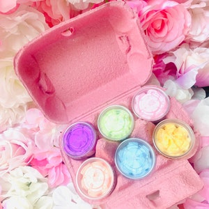 WHIPPED SOAP Pretty Pots BEST Seller | Handmade Bath Self Care | Birthday Gift | Vegan | Letterbox Box | Sample Travel | Sustainable Recycle