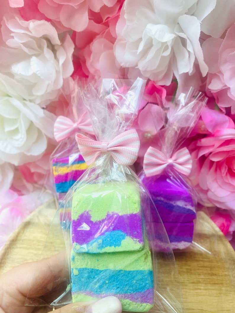 BATH Bomb ROCKS Colourful Kids For Her Handmade Gift Relax Scented Pamper Beautiful Bath Crumble Party Favour UK Delivery image 1