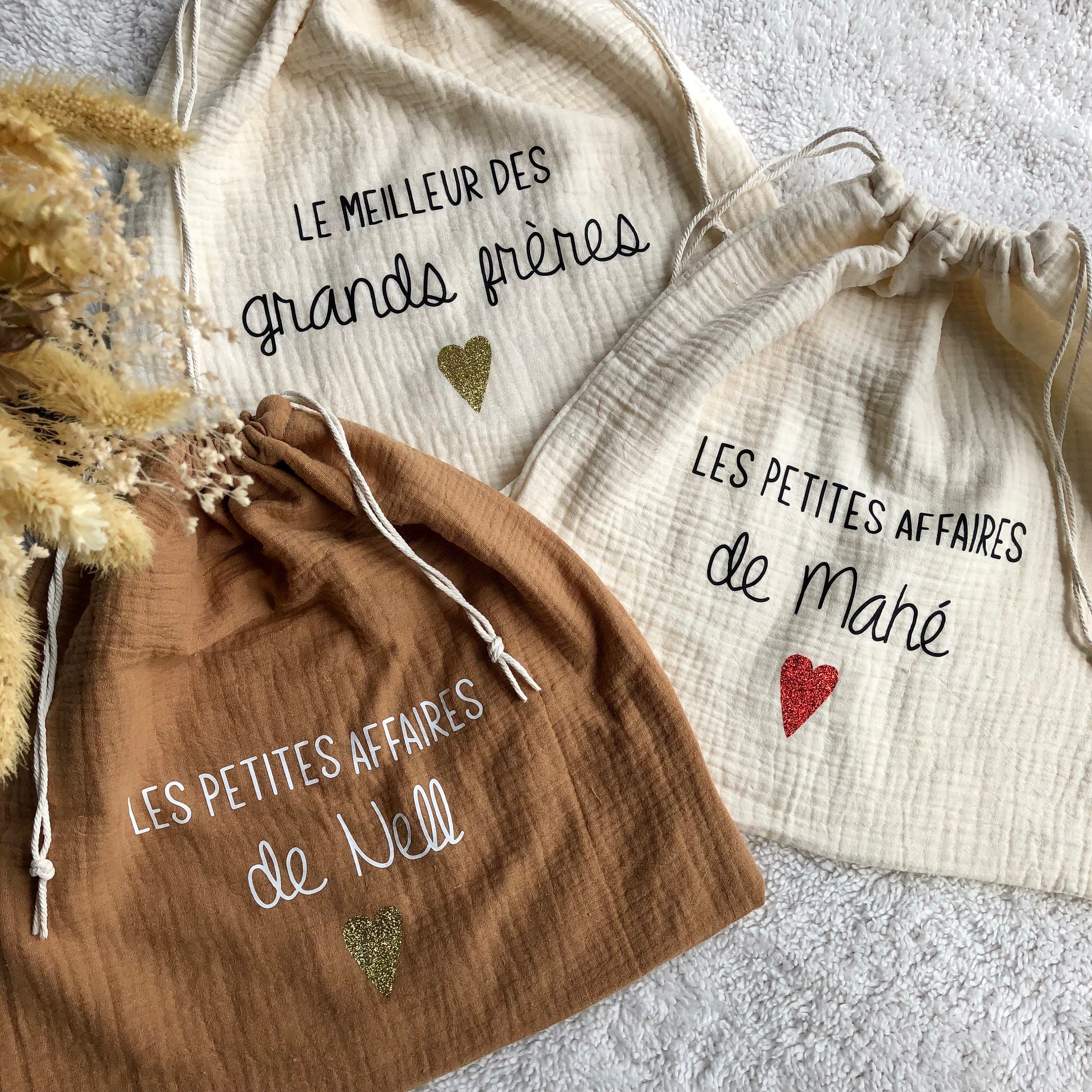 Pochon personnalisé LA PETITE TENUE DE NAISSANCE