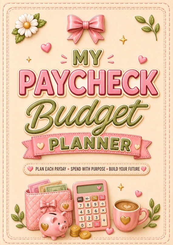 Paycheck Budget Planner Printable, 16 A4 Cash Stuffing Worksheets, Budget by Paycheck, UK Pounds Digital Download