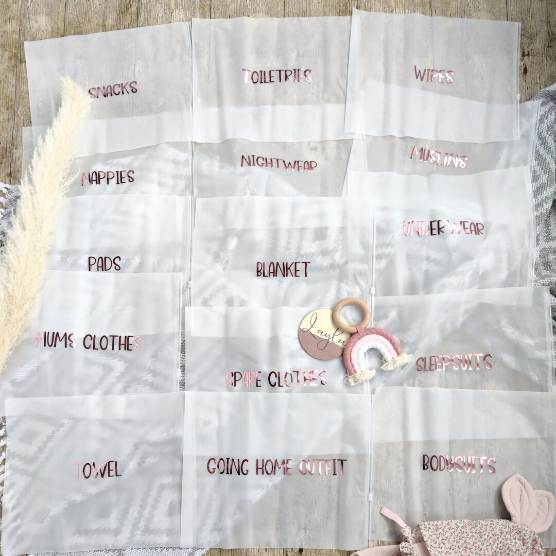 15x Baby Hospital Organiser Bags Maternity Bags Baby Going Etsy