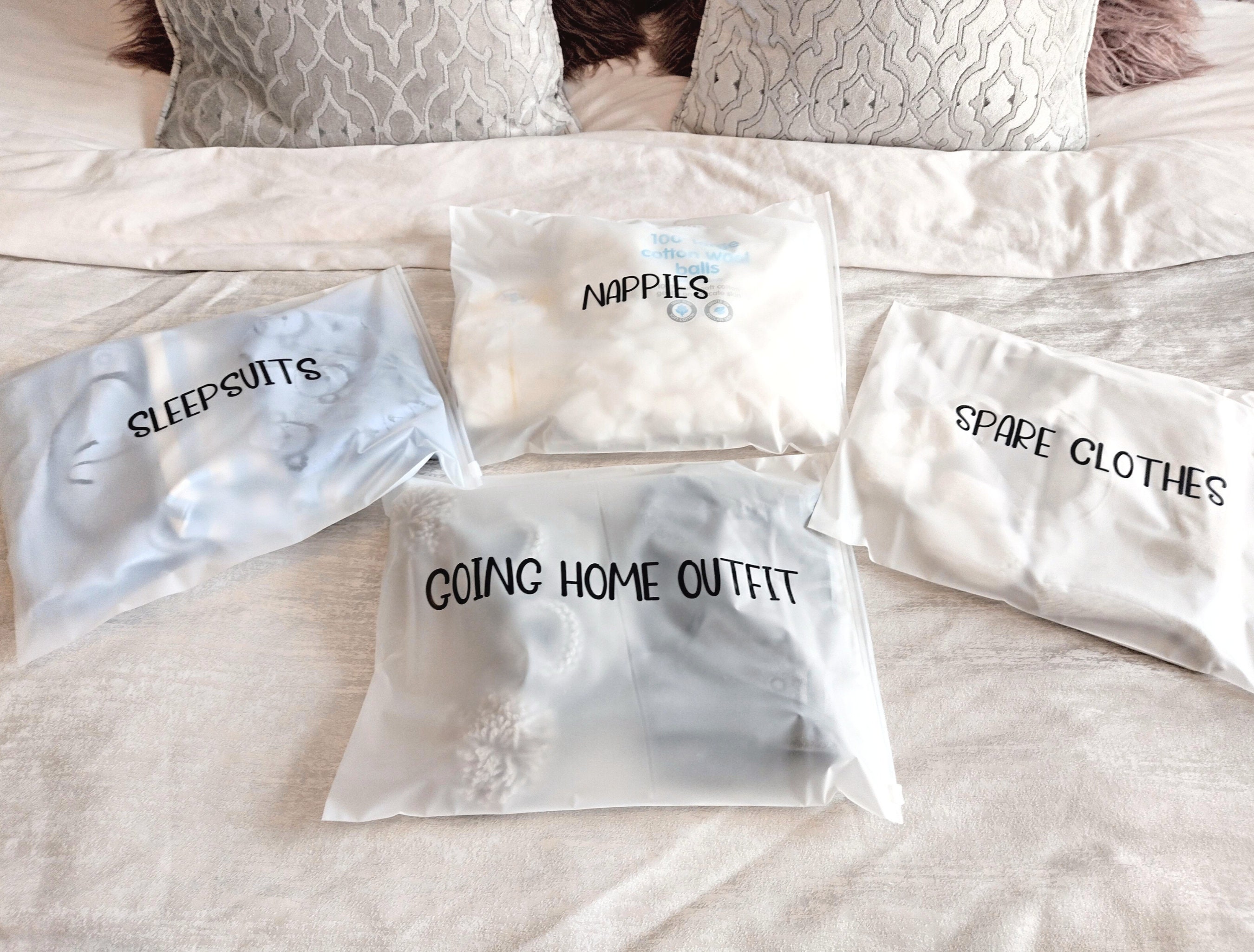 15x Baby Hospital Maternity Organiser Bags Baby Essentials Etsy UK