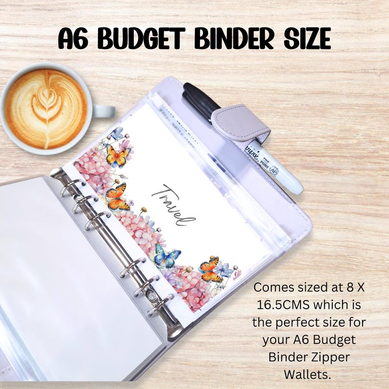 Budget Binder A6 Inserts - 39x Digital Download Pdf's Cash Envelope ...
