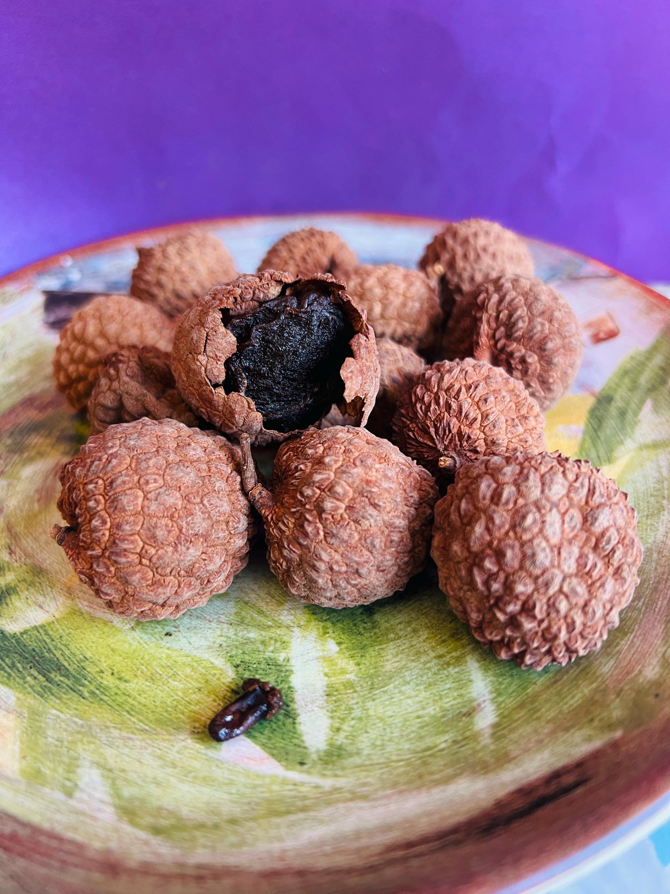 Lyche Shell Dried Lychee Sun-dried Lichee With Shell 250g, 100% ORGANIC 荔枝干 ...