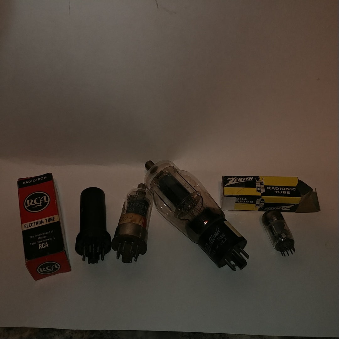 Antique Radio / TV TUBES, Vacuum Tubes, Vintage Antique Glass Radio