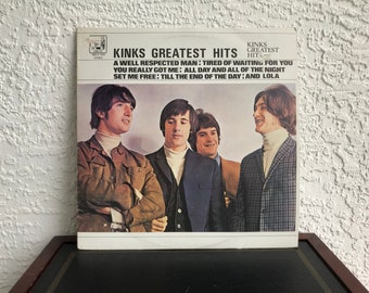 Original 1966 Vintage Vinyl Record The Kinks Greatest Hits (*Vinyl Record & Cover in Excellent Condition)