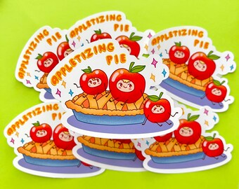Pegatinas de pastel de Appletizing / Pegatinas resistentes a la intemperie y al agua