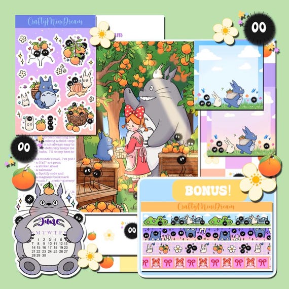 CraftyMiniDream Mailing Club-- Monthly Journaling Mail | Art, stickers and other stationery