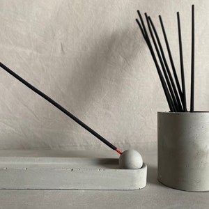 Concrete Incense Holder Gift Set | Home Decor | Gifts