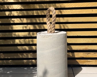 Extra Large Rustic Doorstop | Heavy 20kg  Concrete Doorstop | Home Decor | Shop Decor