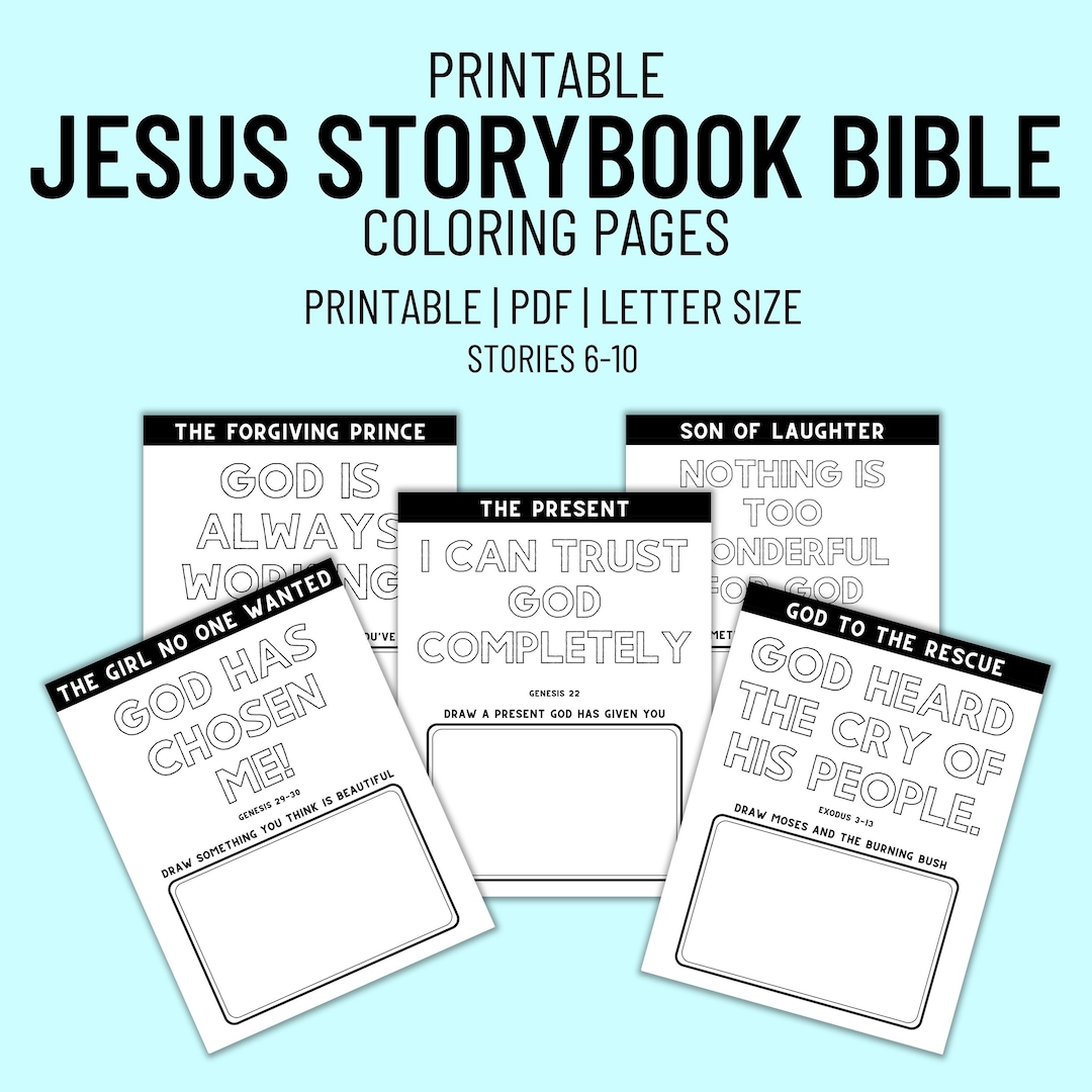 Jesus Storybook.Bible.Coloring.Sheet