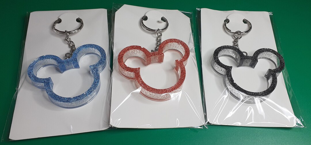 Key Rings Disnee Shapexd Keyrings Mickey Mouse Head Shape - Etsy