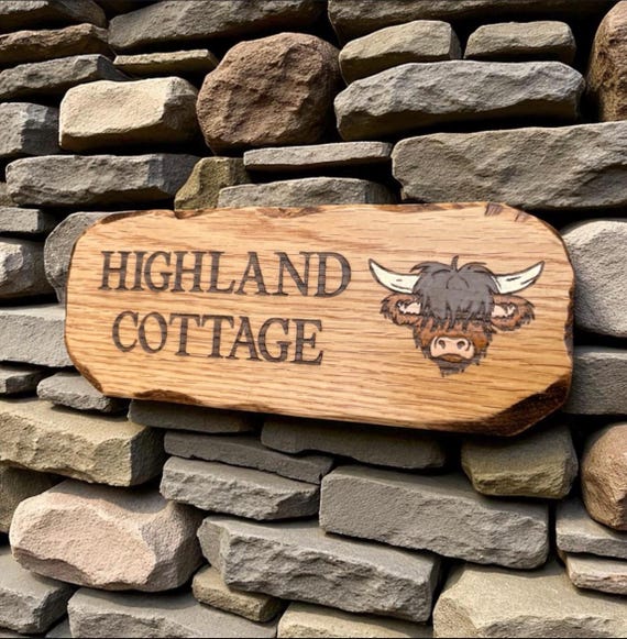 Rustic, oak, Personalised, outdoor, Weather proof, wooden, chunky oak, engraved House sign, House plaque, Farmhouse style. Good quality