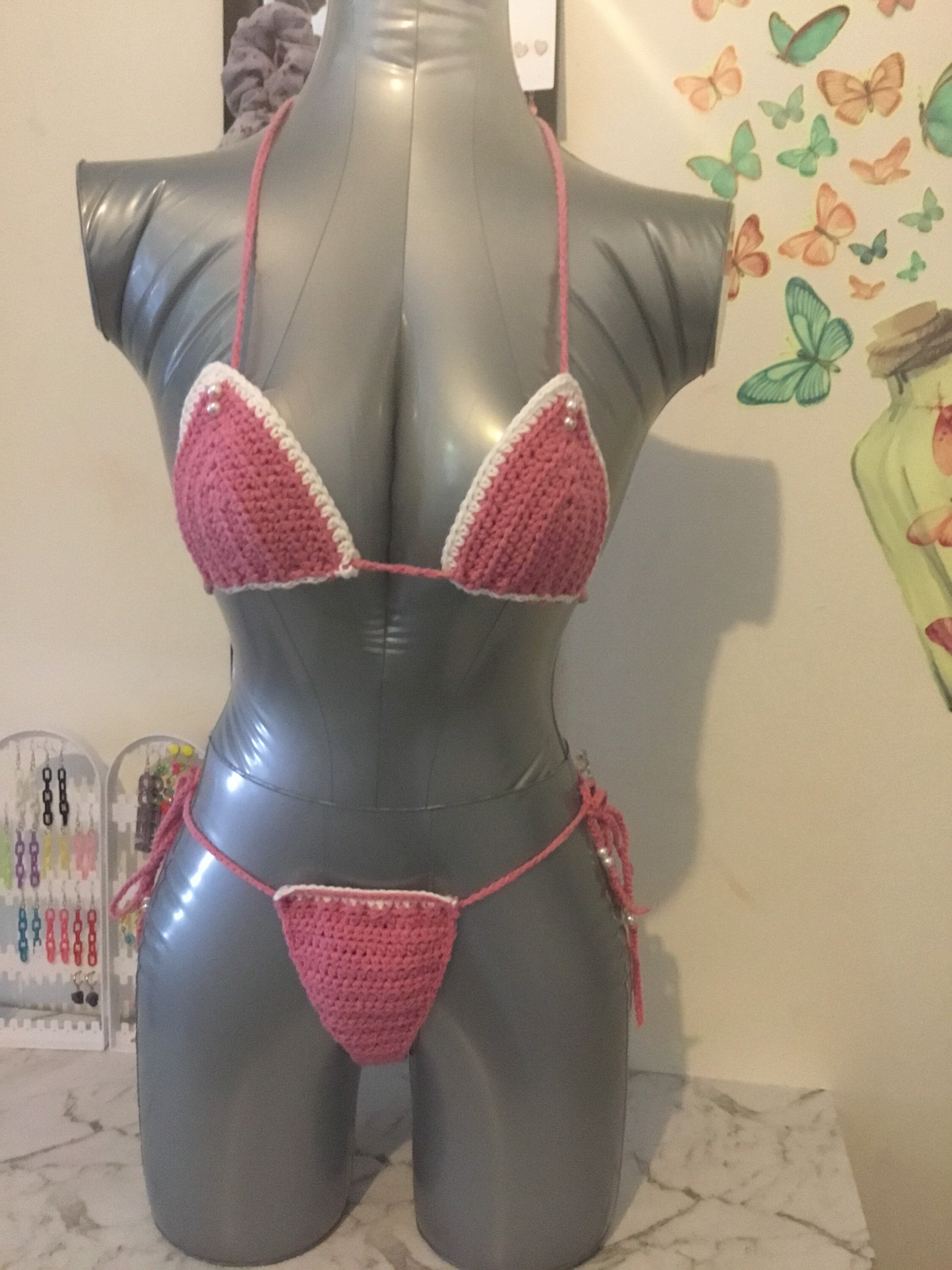 CrochetHandmade Crochet Swimwear Colourful Cheeky Crochet