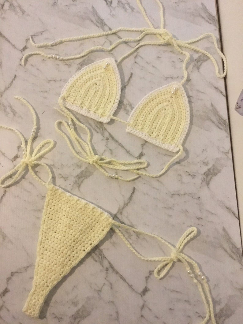 CrochetHandmade Crochet Swimwear Colourful Cheeky Crochet