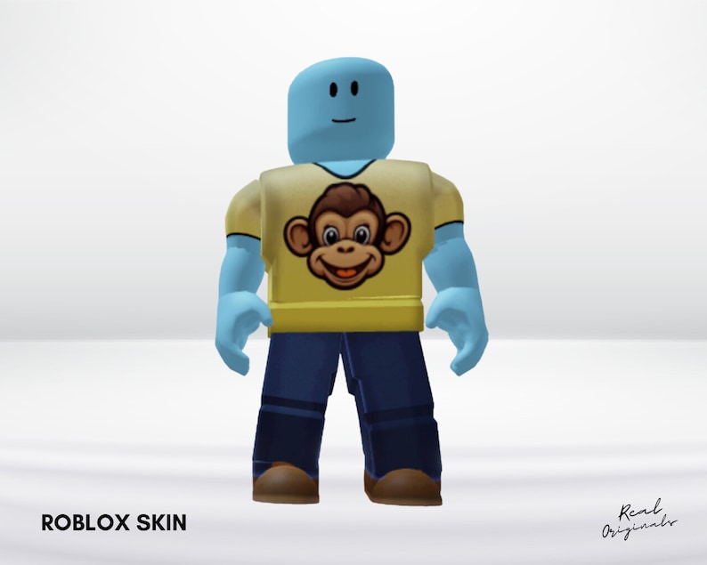 Roblox Monkey Shirt Jeans - Etsy