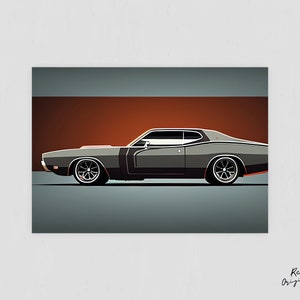 Dodge Ladegerät Karte - Geburtstagskarte - Postkarte - Größe A6