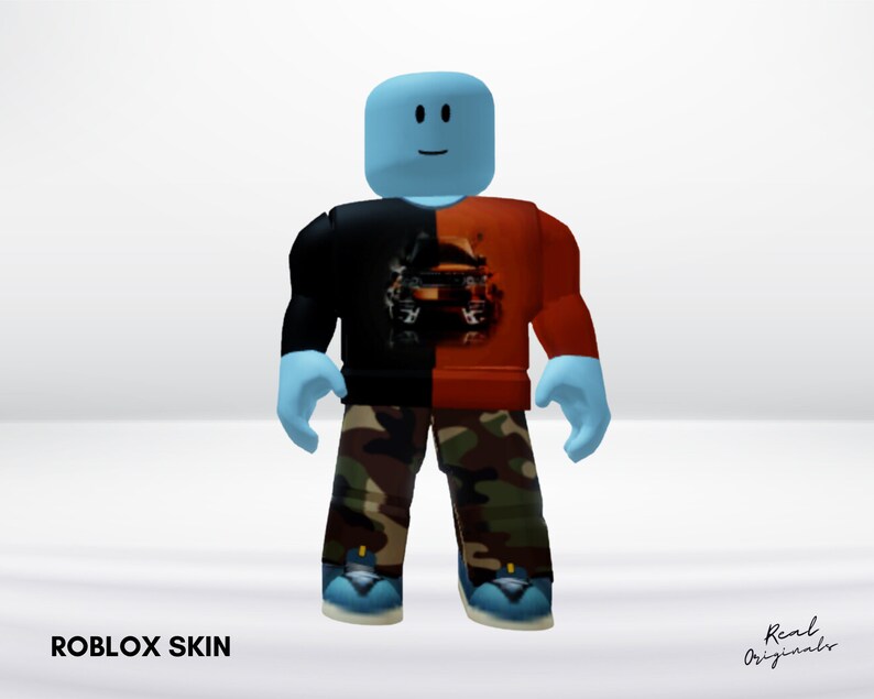 Roblox Avatar Outfit Template Range Rover Sport Shirt and Camo Jeans Template Roblox Clothing