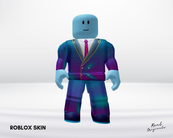 Roblox Black Tie Suit Shirt and Pants Template (Instant Download