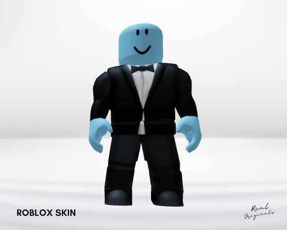 Roblox Black Tie Suit Shirt and Pants Template (Instant Download