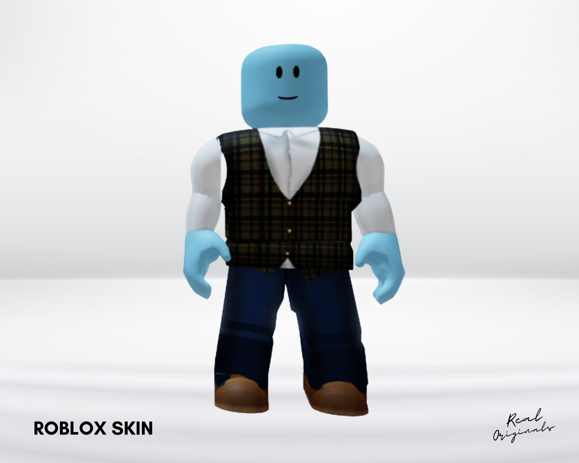 Skin) Blue Iron Man Skin - Roblox