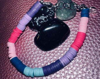 Handmade Colorful Heishi Bead Bracelet