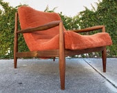 Mid Century Adrian Pearsall Scoop Lounge Chair