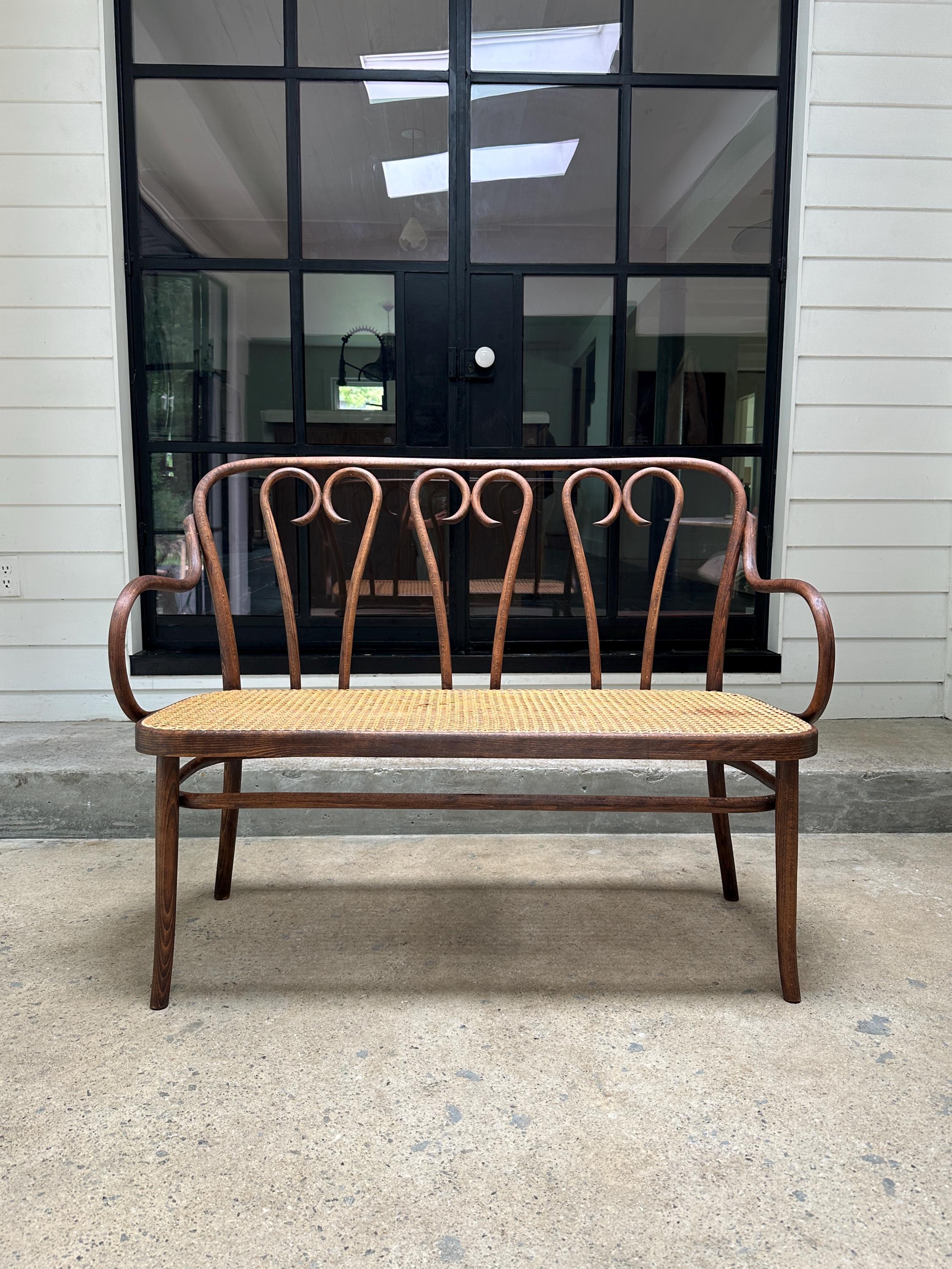 Thonet Metal Outdoor Bench Thonet Bentwood Bench Model 16