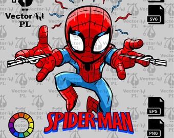 Spiderman Chibi Etsy Spiderman Chibi Etsy